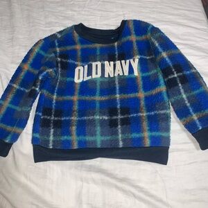 Old Navy Multicolor Plaid Fleece Pullover